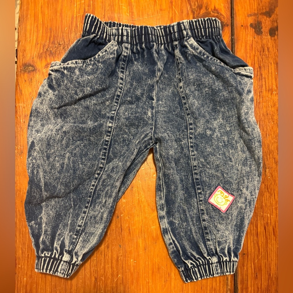 Vintage Buster Brown Kids Acid Wash Jeans